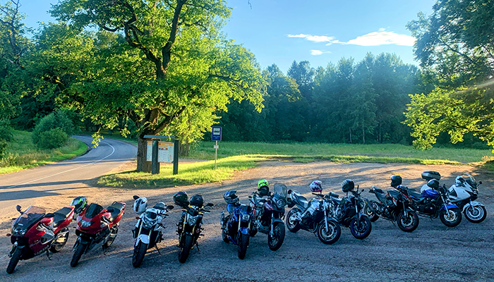 Moto Valmiera vakara izbraucienā 2022